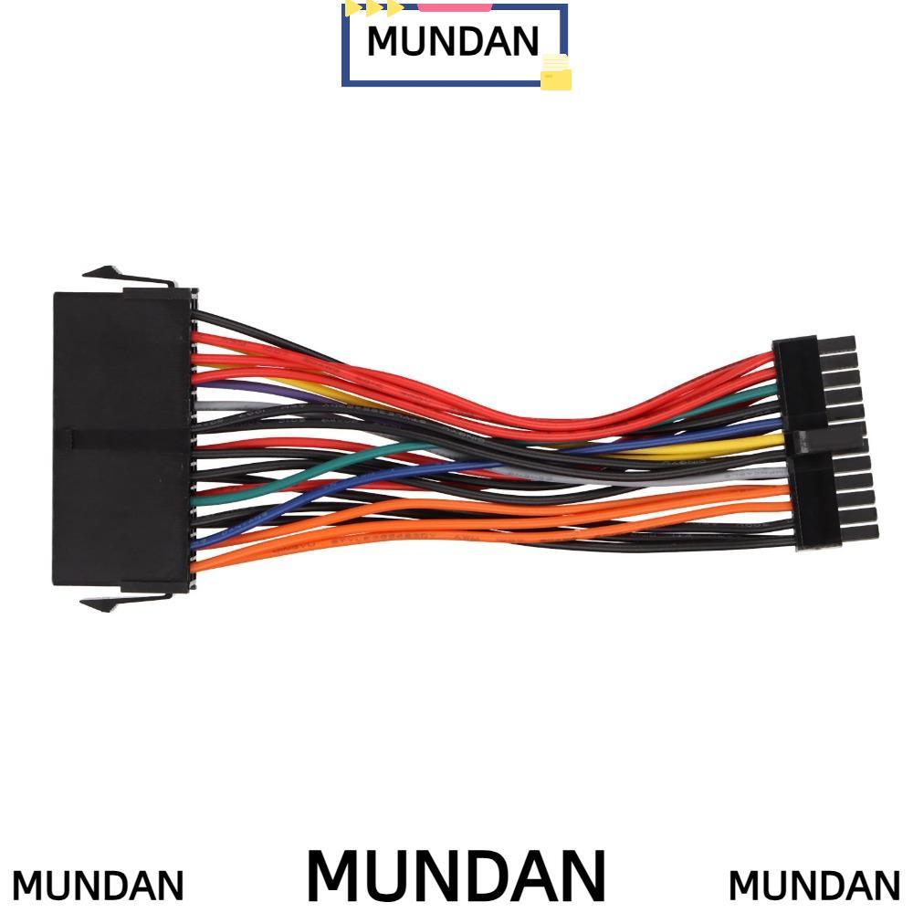 MUNDAN ATX สายไฟ, 14 ซม.ความยาวจริง 24 Pin To Mini 24 Pin สาย, Simple Operation 24 Pin PSU ATX สายต่
