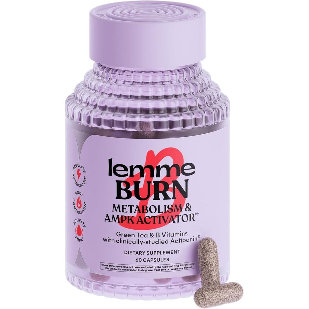 Lemmme Burn - Metabolsm, Belly Fat Burning + AMPK Activating อาหารเสริมสําหรับผู้ชายและผู้หญิง w/Cli