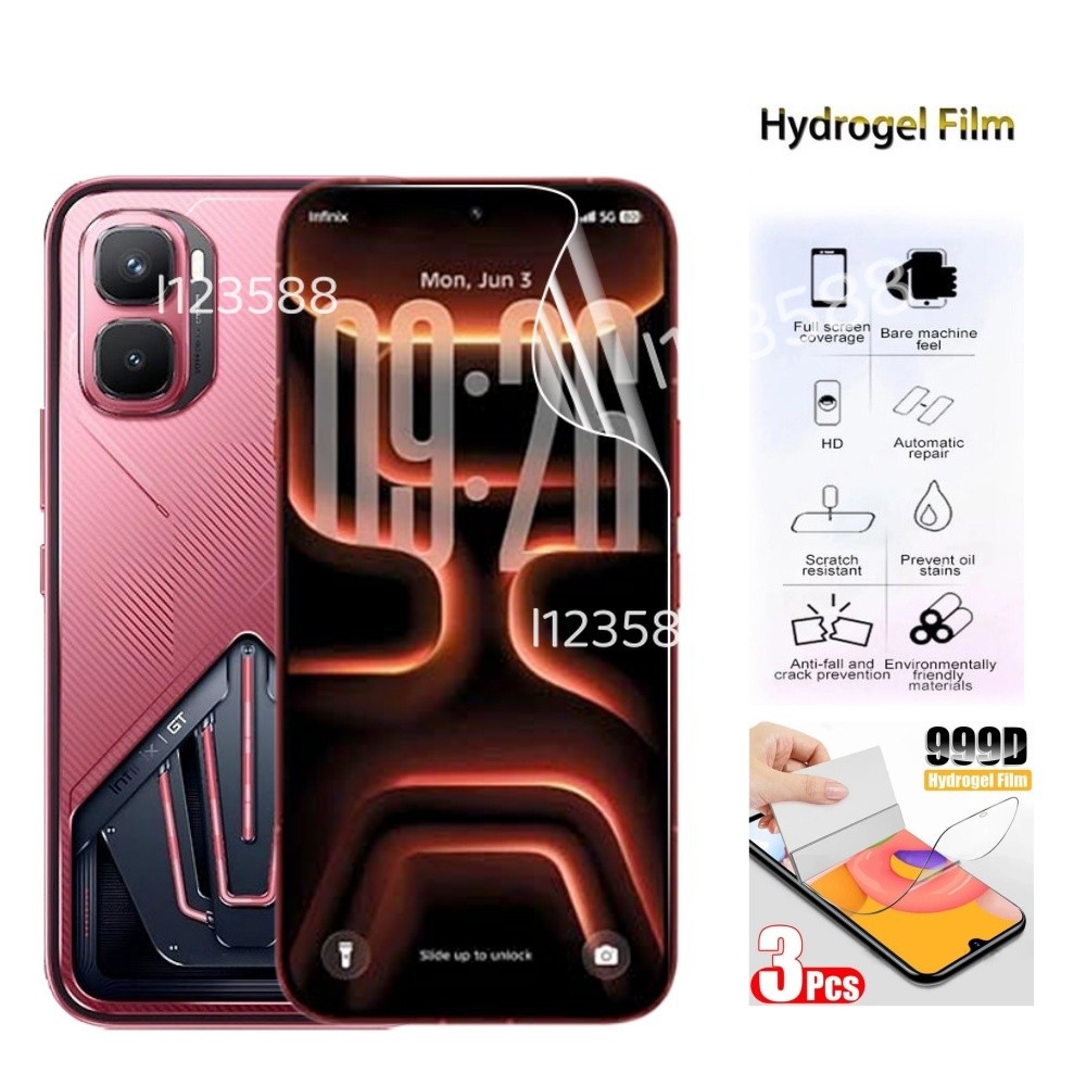 สําหรับ Infinix GT50Pro 5G Hydrogel ฟิล์มด้านหน้าคลุมทั้งหมดปกป้องหน้าจอสําหรับ Infinix GT 50 Pro GT50Pro 5G 2026 soft Screen Protector ฟิล์ม
