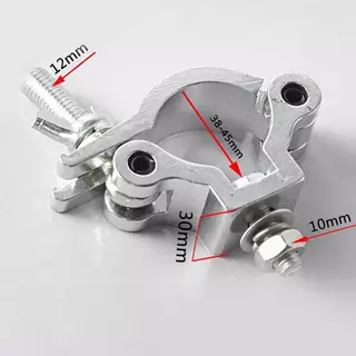 [QIMO] อลูมิเนียมอัลลอยด์ไฟเวที Truss Clamp DJ Light Clamps Hooks สําหรับ LED PAR Moving Head Beam Spot Clamps