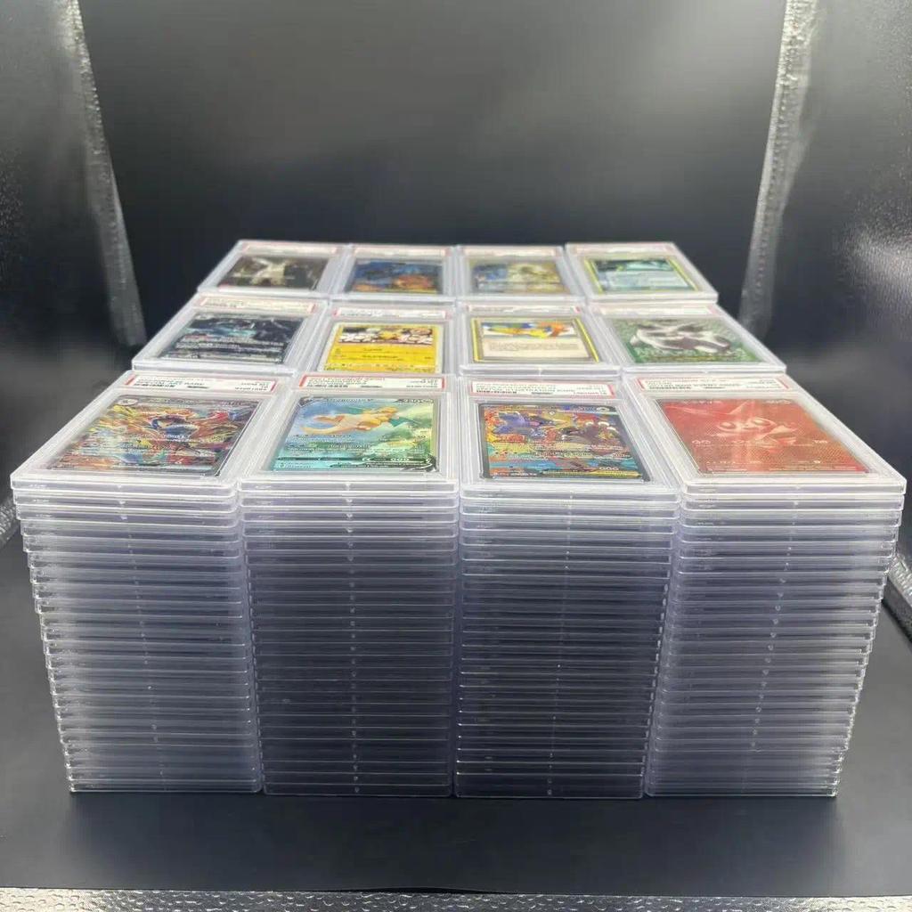 DIY 2023 ONE PIECE PTCG Rating Card สุ่ม One VAN GOGH PIKACHU Charizard คอลเลกชันการ์ด 10 จุด Rating การ์ดอะนิเมะเกมของเล่น