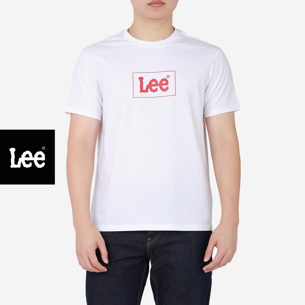LEE เสื้อยืดแขนสั้นผู้ชาย รุ่น LE F125MTSSF15 สีขาว