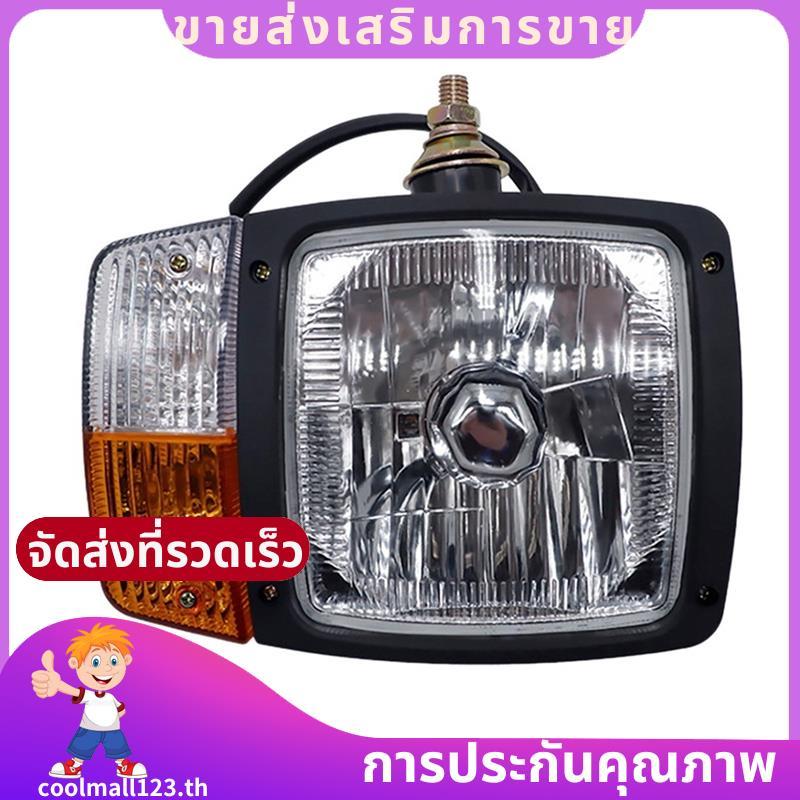 Universal LED ไฟเลี้ยวทํางานไฟหน้าสําหรับรถแทรกเตอร์รถพ่วงรถบรรทุกรถขุด .coolmall123th