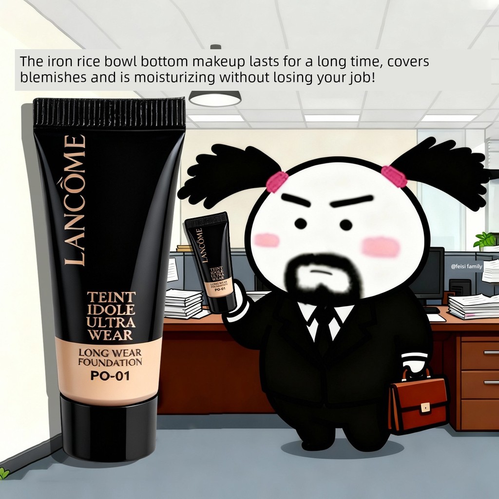 รองพื้น cushion พร้อมสต็อก Lancome Lancome Pure Long-Lasting Makeup Liquid Foundation PO-01 คอนซีลเล