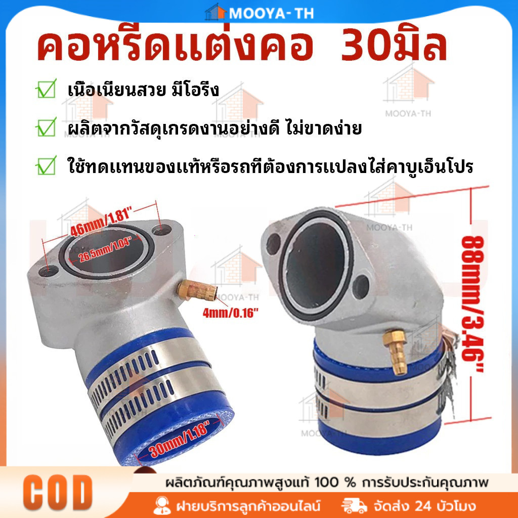 【COD】คอหรีดแต่งคอ35มิล สำหรับเวฟใส่คาบูเอ็นโปร คาบูเคเหลี่ยมปาก28-30มิล ของอยู่ในไทย การจัดส่งในกรุงเทพ