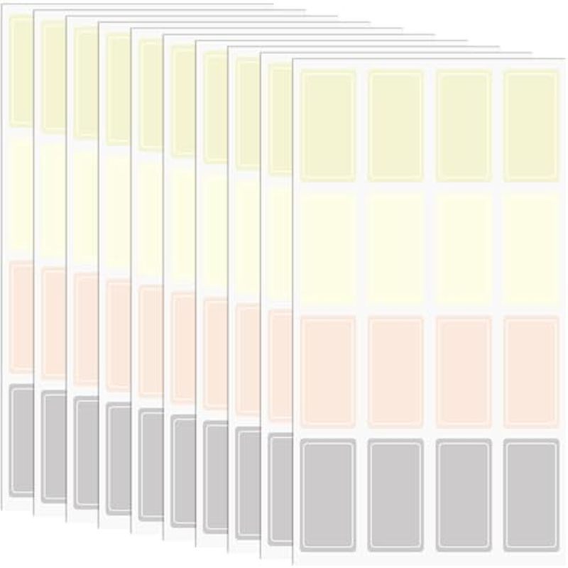 480 Pcs Dry Erase Labels, Dry Erase Stickers, Waterproof Sticker Labels, Removable Labels Easy Peel 