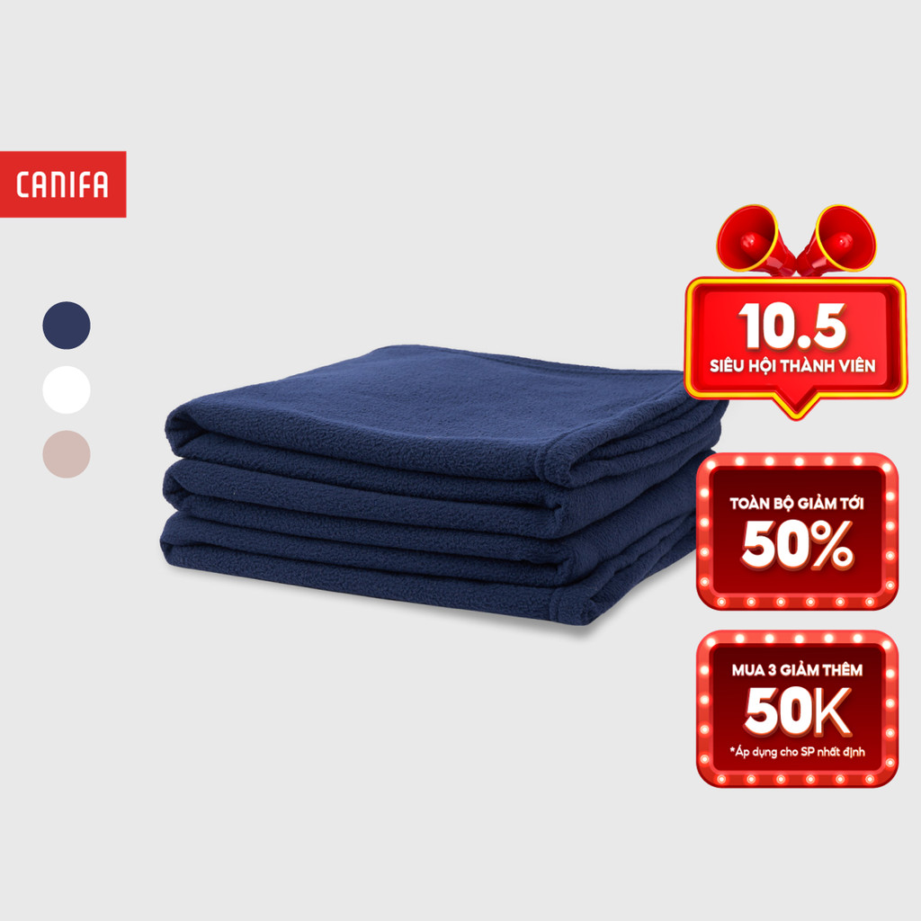 ผ้าห่มสักหลาดส่วนบุคคลแบบนุ่ม 1m2x1m8 CANIFA 9HE25A001