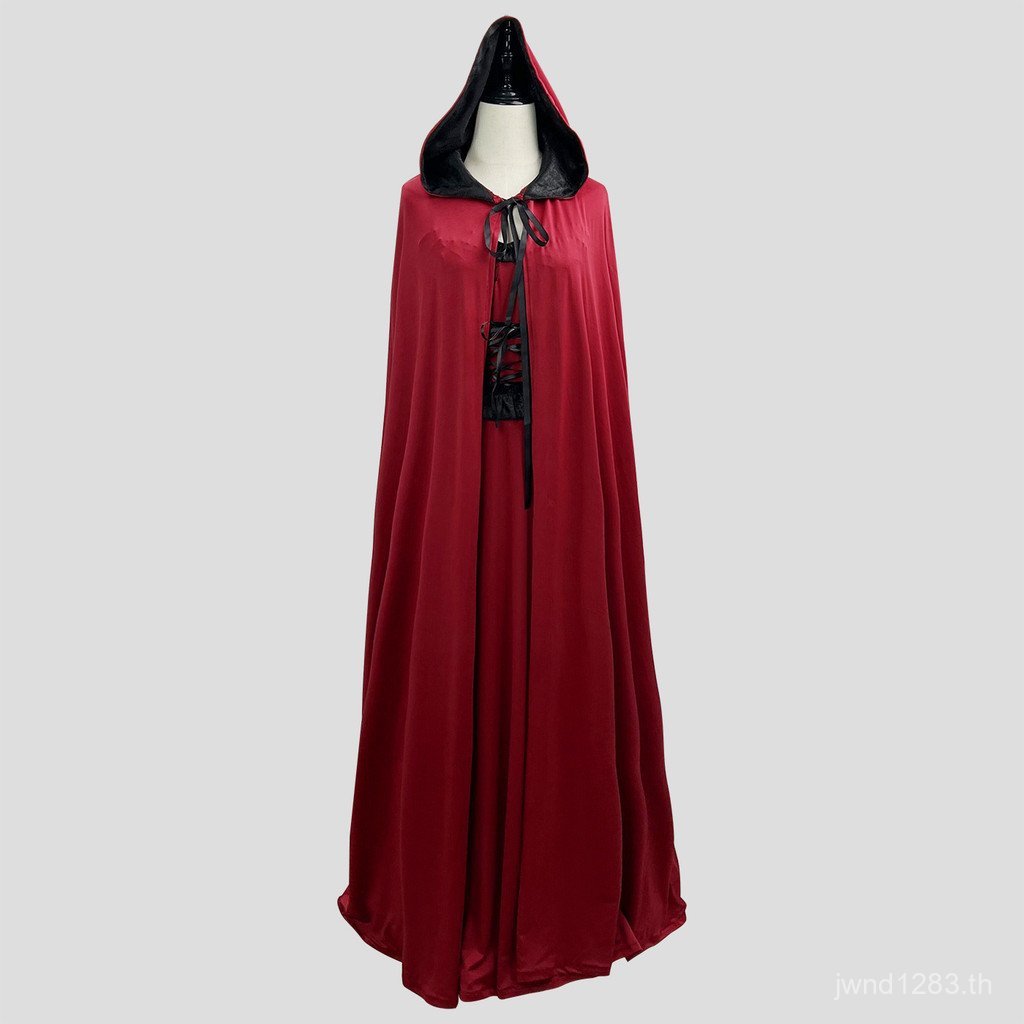แสดงฮาโลวีน Masquerade Party เครื่องแต่งกายขนาดเล็กเครื่องแต่งกายกระโปรง Red Riding Hood คอสเพลย์เคร