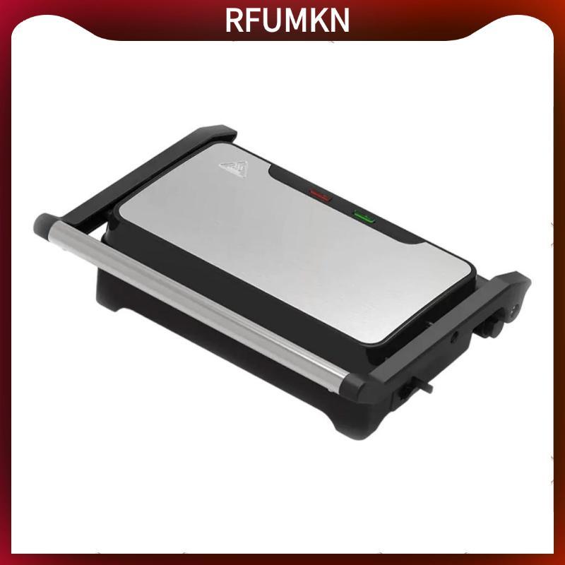 [rfumkn] Electric Panini Press Compact 750W Sandwich Press สําหรับชีสสเต็กอาหารเช้า