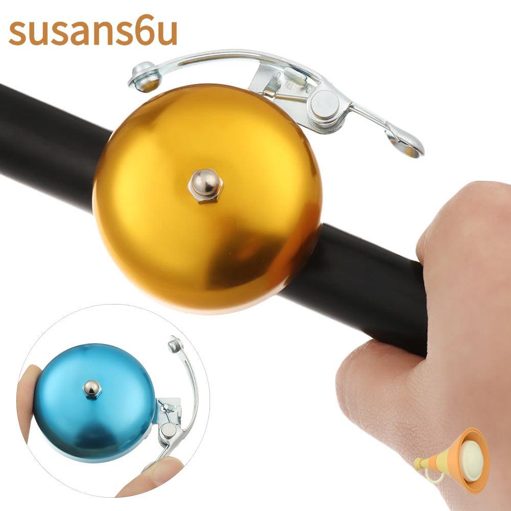 SUSAN กริ่งจักรยานสไตล์เรโทร เสียงดัง อะลูมิเนียมอัลลอย สำหรับจักรยานเสือภูเขา อุปกรณ์ปั่นจักรยาน