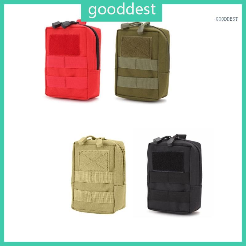 GOO Pouch แพ็คเอว กระเป๋ายูทิลิตี้ขนาดกะทัดรัด กระเป๋าคาดเอว เกียร์กลางแจ้ง กระเป๋าสิ่งที่แนบมา เคสโทรศัพท์ สิ้นสุด