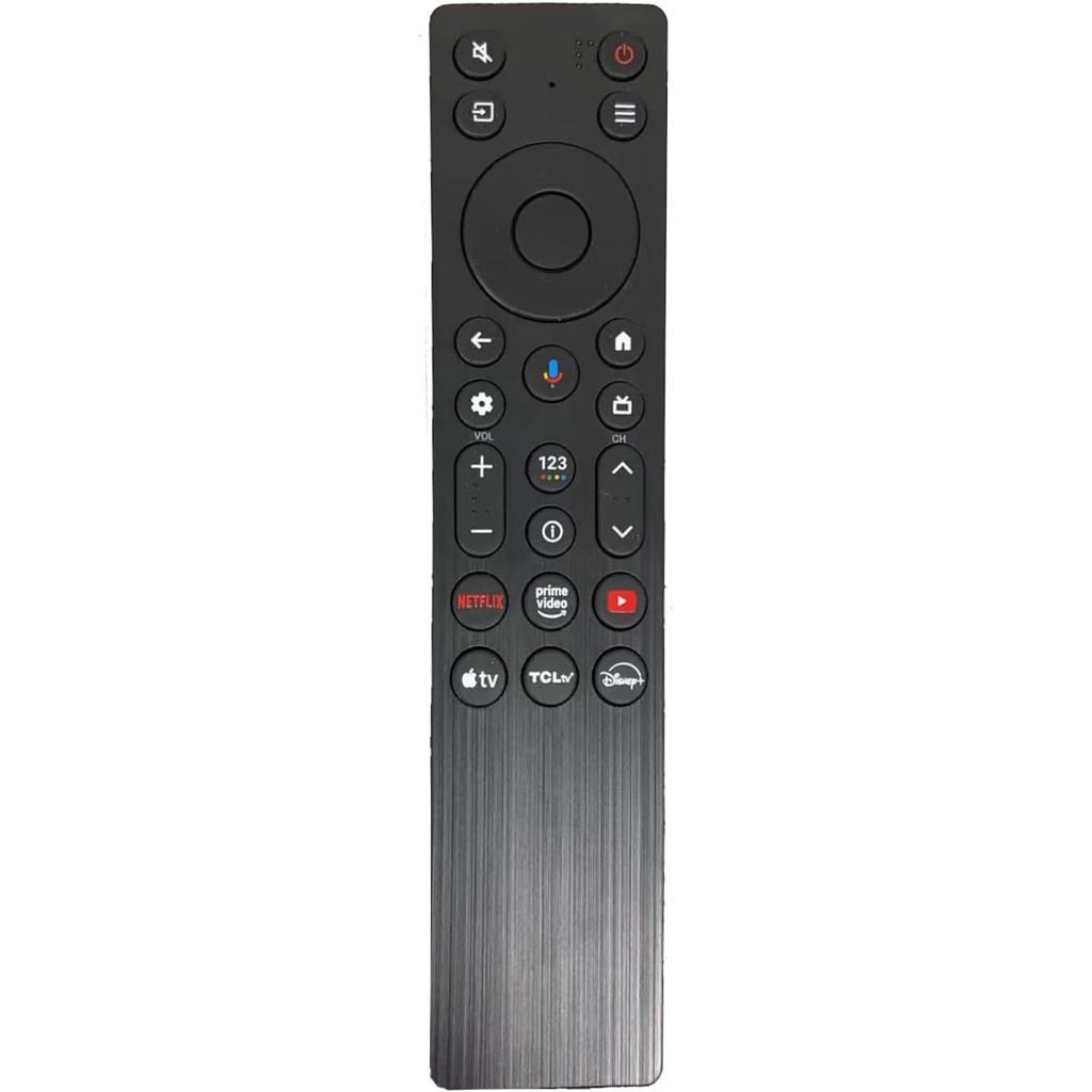 RC923A FMB1 เสียงรีโมทคอนโทรลทดแทนสําหรับ TCL สมาร์ททีวี QLED QLED Mini Google TV, Series Q77K, QM6K