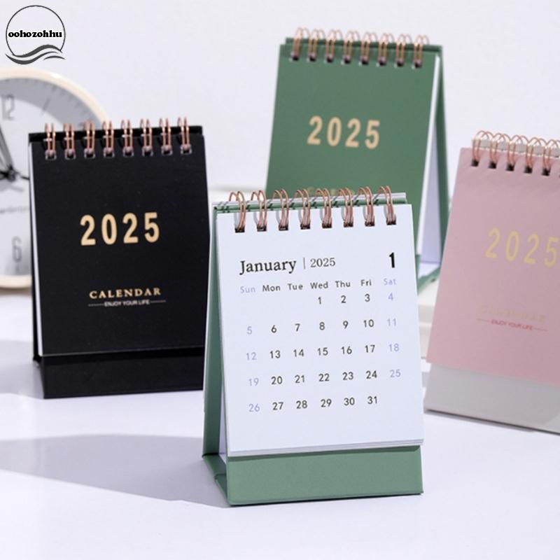 Ooh Calendar 2024-2025 ปฏิทิน 18 เดือนปฏิทินจากเดือนกรกฎาคม 2024-December 2025 Twin-Coil Binding ปฏิ