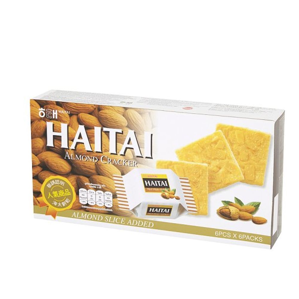 [สินค้าส่งด่วน] ไฮไท อัลมอนด์ แครกเกอร์ 133 ก. HAITAI ALMOND CRACKERS 133 G.