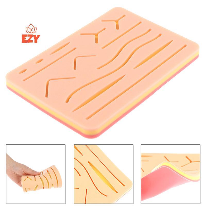 EZY Medical Skin เย็บฝึกซิลิโคน Pad Wound จําลองผ่าตัดการฝึกอบรมใหม่