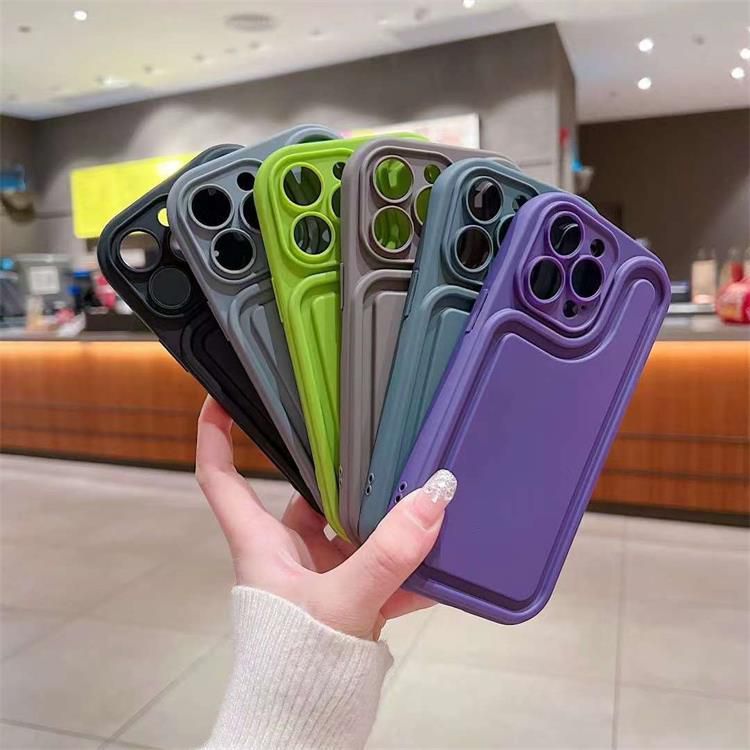 Soft Case Air Bag Pluffy Mugelo Circuit Macaron Candy Matte Skin TPU สําหรับ Iphone 14 14 Plus Ip 14
