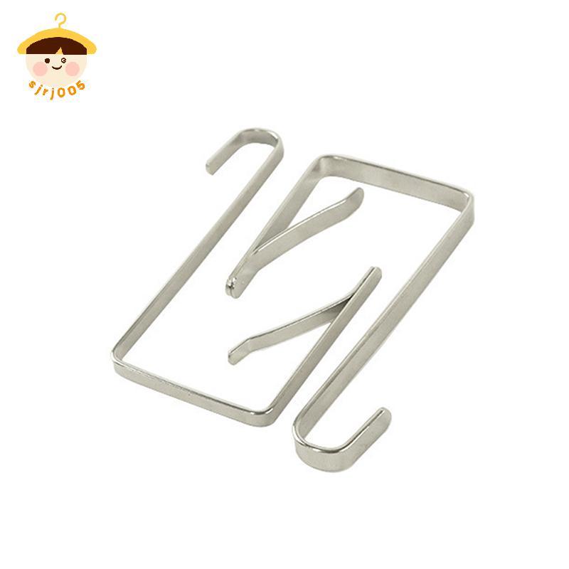 〔8C05〕 5/10PCS Over The Door Hooks ตะขอแขวนประตูสําหรับห้องน้ําผ้าเช็ดตัวหมวกแขวน Organizer ตะขออเนก