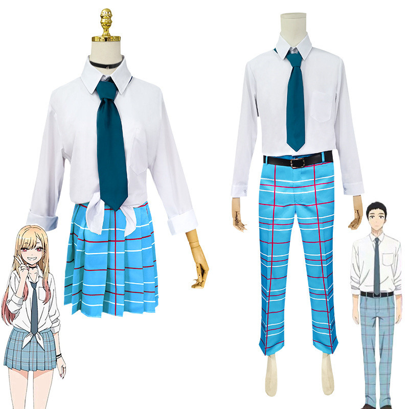 Dressing Doll Falls in Love: Gojo Shinkai Cosplay Costume, Marin Kitagawa Cosplay, JK Uniform Perfor