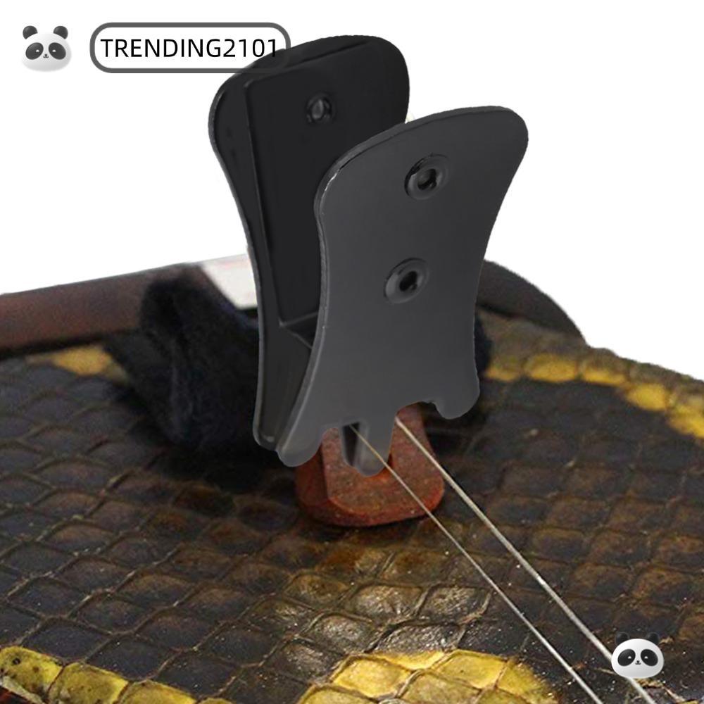 กําลังมาแรง 4 ชิ้น Erhu Practice Mute, โลหะสีดํา/Golden Erhu Mute, Performance Mute แบบพกพาเครื่องมื