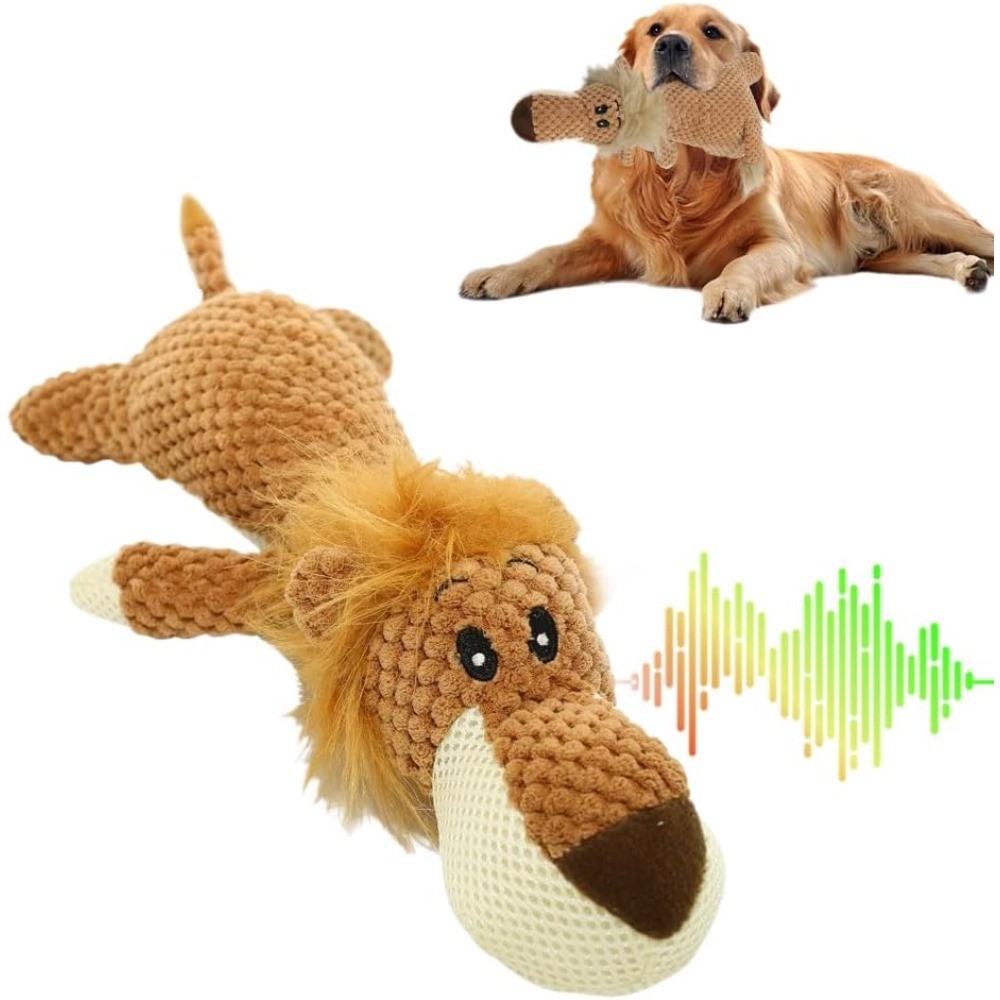 ทนทาน ตุ๊กตาสุนัข Chew ของเล่น Squeaky เชือก Tug Fetch Soft PP ผ้าฝ้ายบรรจุของเล่นสุนัข Interactive สําหรับสุนัขการฝึกอบรมในร่ม