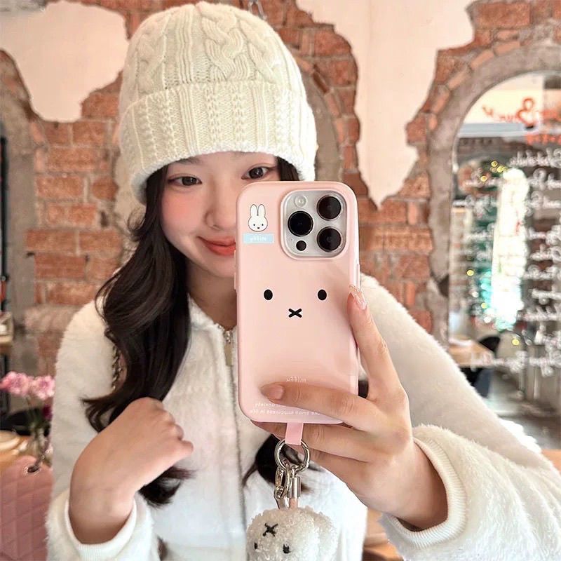 กระต่ายเหมาะสําหรับ 1715 ใหม่ iPhone16promax1413 หนัง 1211 เคสโทรศัพท์มือถือ XS8P
