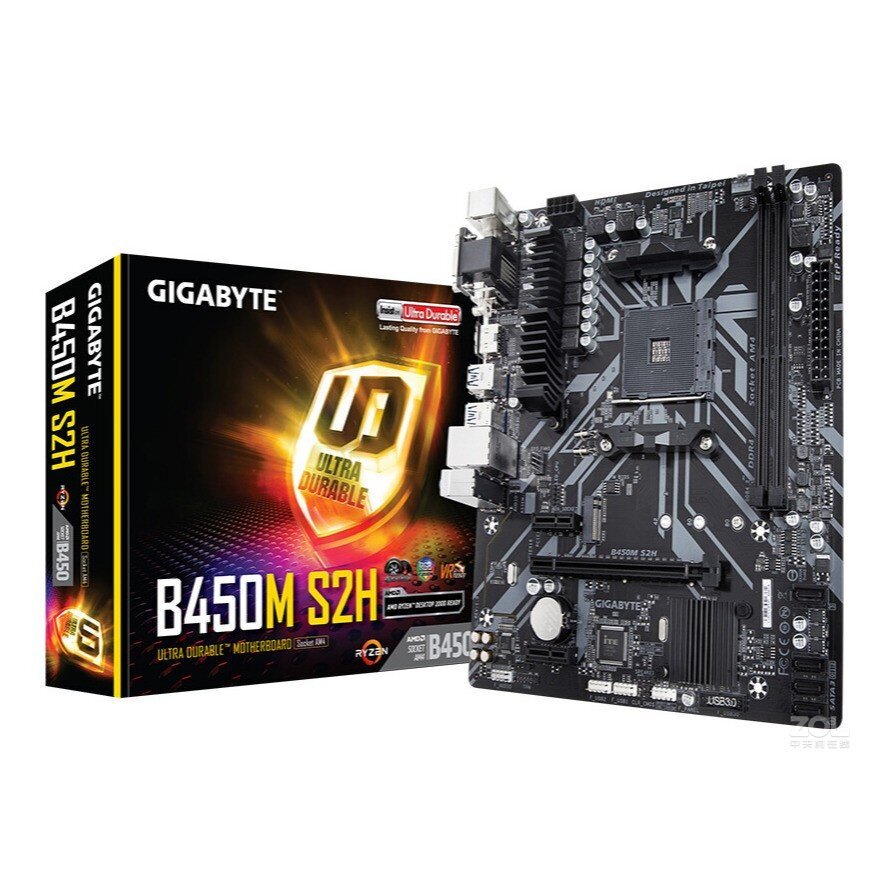 Gigabyte/Gigabyte B450M เมนบอร์ด A320 B350 เดสก์ท็อปเข้ากันได้กับ 5600 5500M