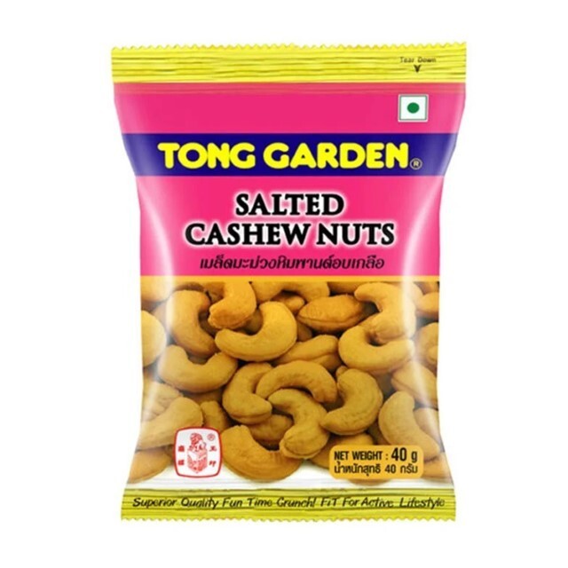 ทองการ์เด้น เม็ดมะม่วงเกลือ (Tong Garden Salted Cashew Nuts 40g.)