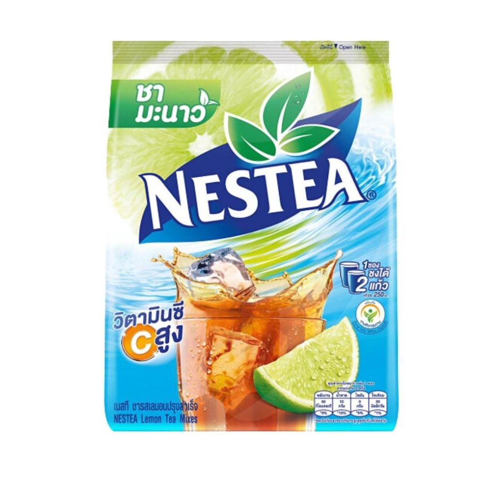 เนสที ชารสเลมอน (Nestea Lemon Tea Mixes 13g. Pack18)