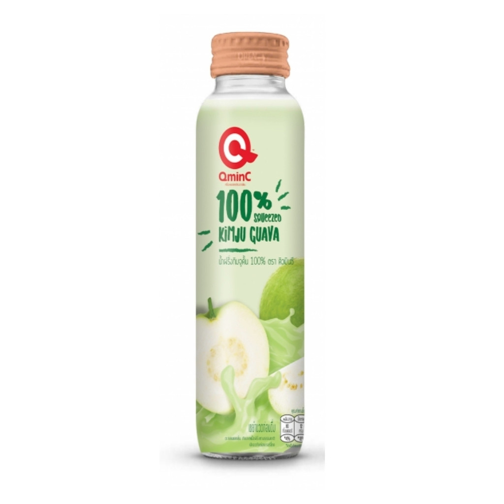 คิวมินซี น้ำฝรั่ง100% (QminC 100% Guava Juice 250ml.)