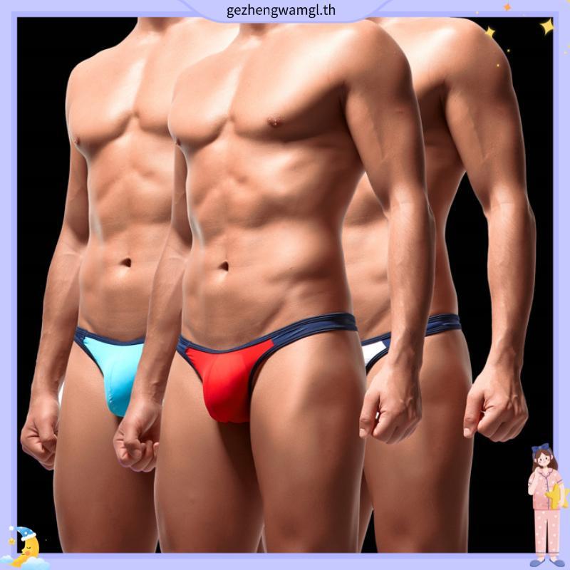 YearnWear Duo Color Men Thong ชุดชั้นในบิกินี่ Brief Men G String Jockstrap Men