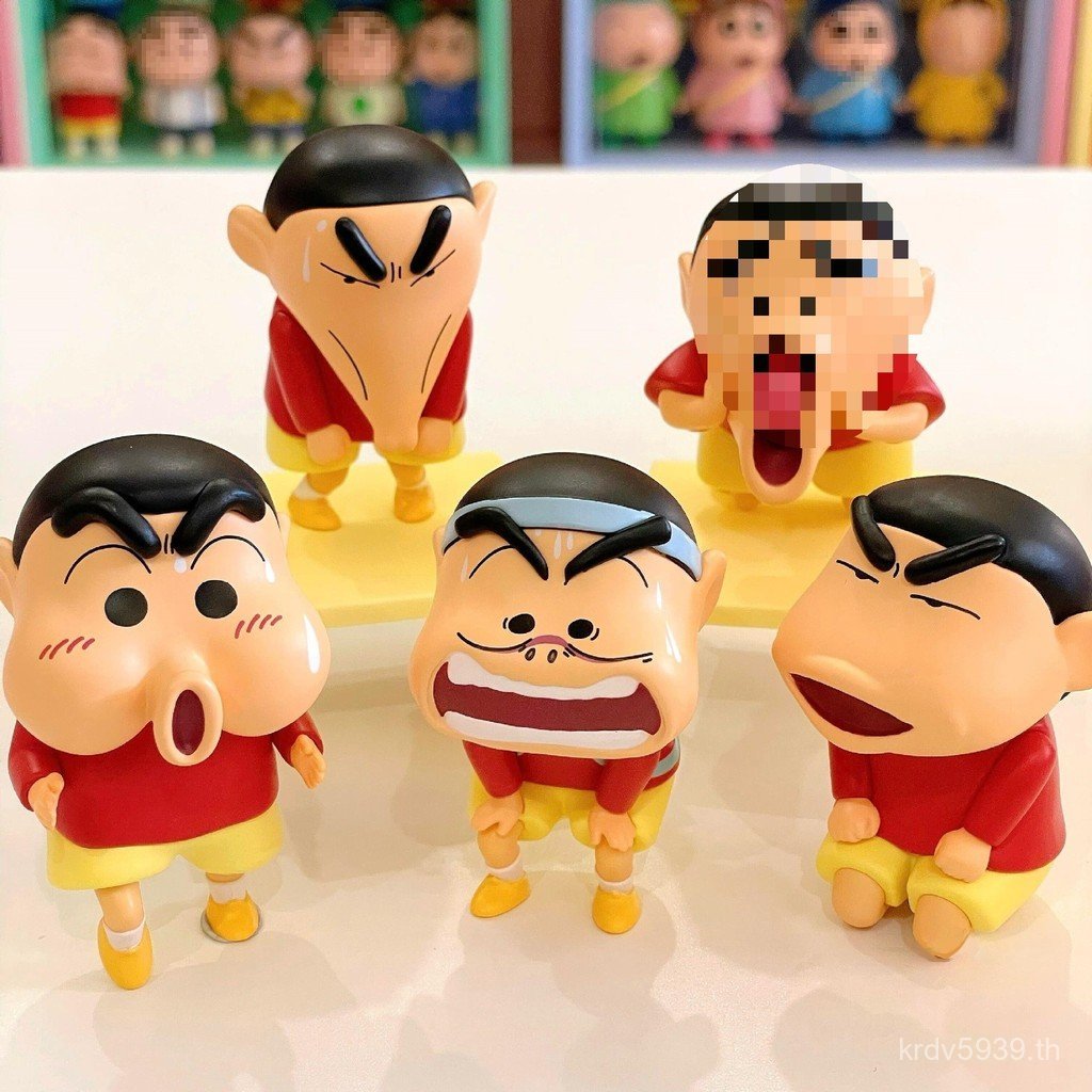Series Blind Crayon Shin-Chan กล่องเครื่องประดับของขวัญตลก Shin-Chans Strange ของแท้เล่นรูปอินเทรนด์