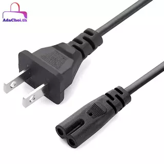 AdaChoi EU สายไฟ 2pin IEC320 C7 US สายไฟสําหรับ Dell แล็ปท็อปชาร์จ Canon Epson เครื่องพิมพ์วิทยุลําโพง PS4 XBOX LG Sony TH