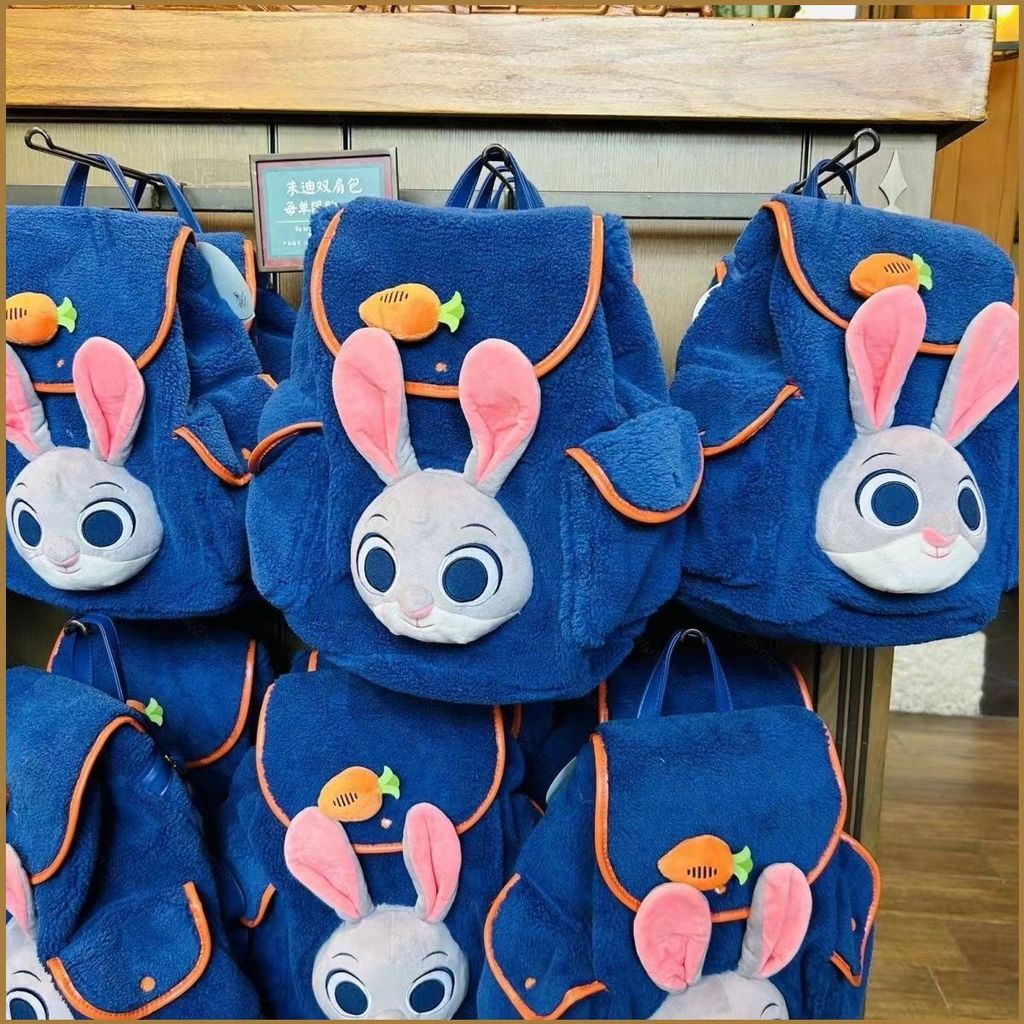 กระเป๋านักเรียนน่ารักแบบ Zootopia Judy Bunny Ears Big Face Shoulder