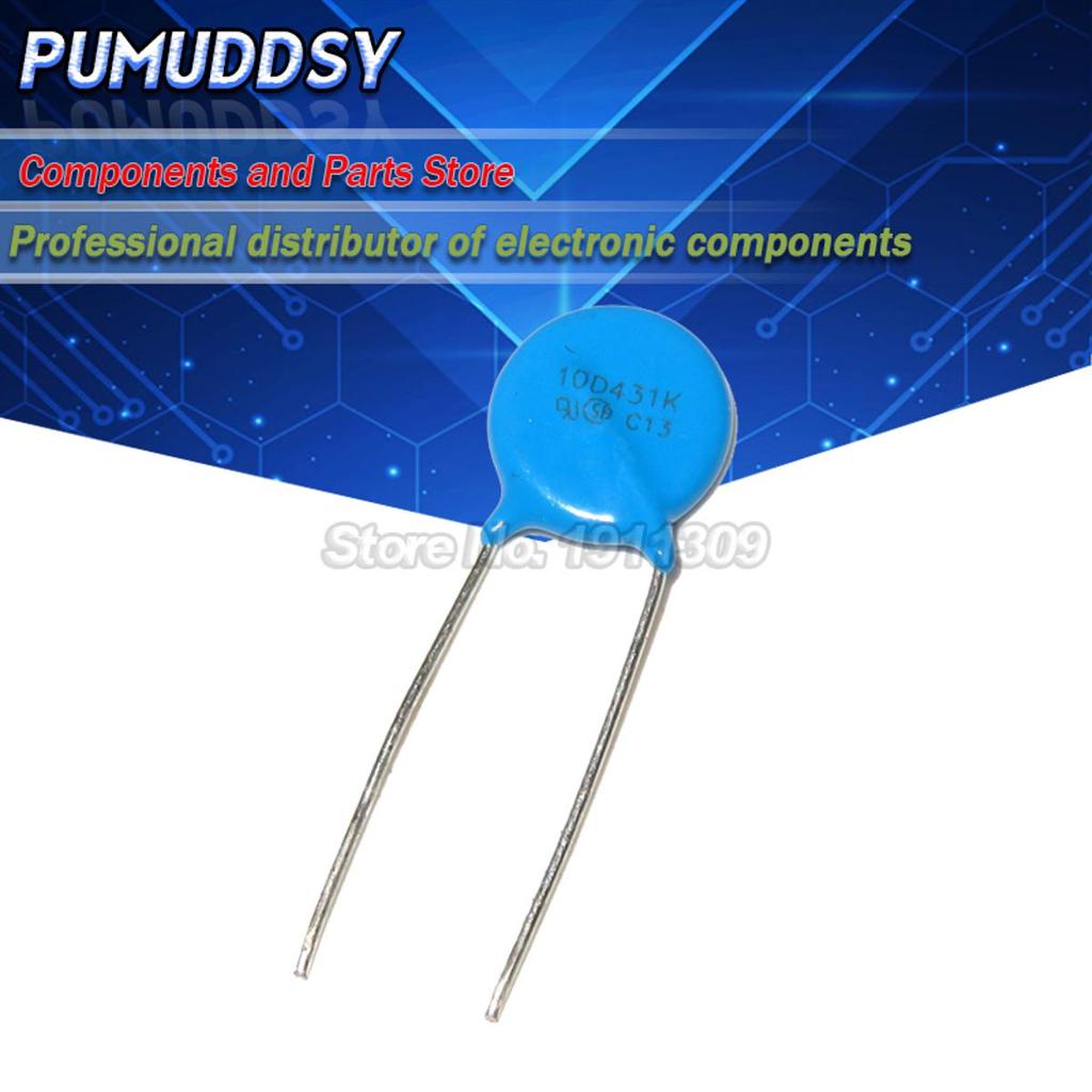 10PCS วาริสเตอร์ 10D431K 430V ไพโซรีเซอร์ 10D431