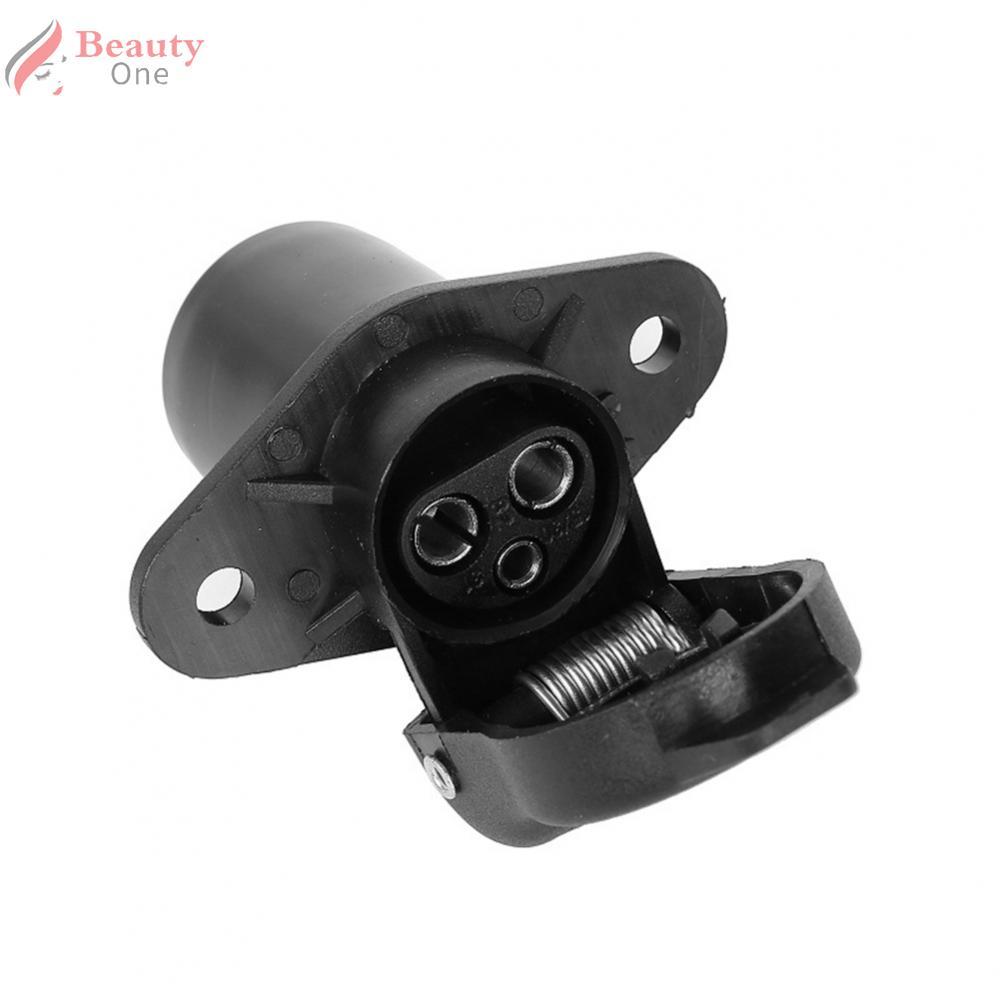 Metal-3-hole Socket Socket Socket Brand New Plastic 12V 1pcs 12v 3 Pin Trailer Plug-uk/