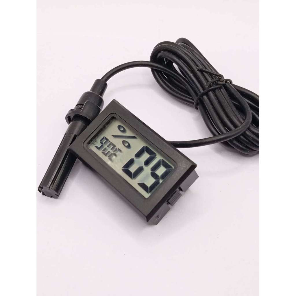 แท้ทน วัดอุณหภูมิและความชื้นแบบดิจิทัลพร้อมโพรบวัด (Digital Thermometer Hygrometer) รุ่น FY-12