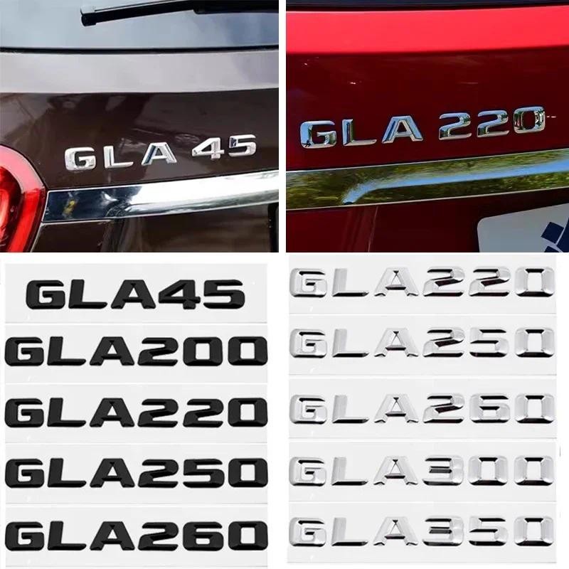 รถหางจํานวนสติกเกอร์อัตโนมัติด้านหลังป้ายDecalsสําหรับMercedes Benz GLA45 GLA180 GLA200 GLA220 GLA25