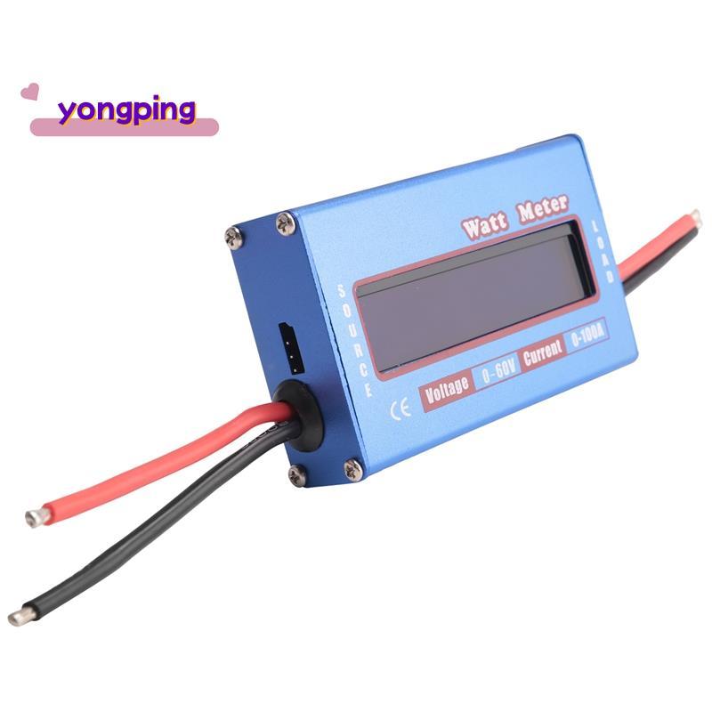 Digital Wattmeter Watt Meter Power Meter DC 60V 100A Balance Voltage Battery Checker