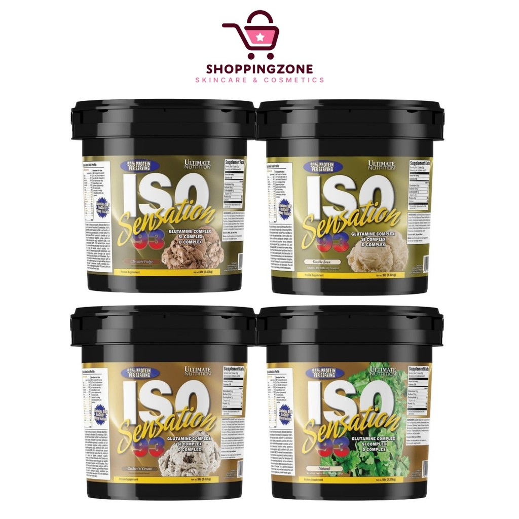 [1 กระปุก] ULTIMATE Iso sensation 93 [5 LB/กระปุก] เวย์โปรตีน ไอโซเลท 100% – โปรปัง
