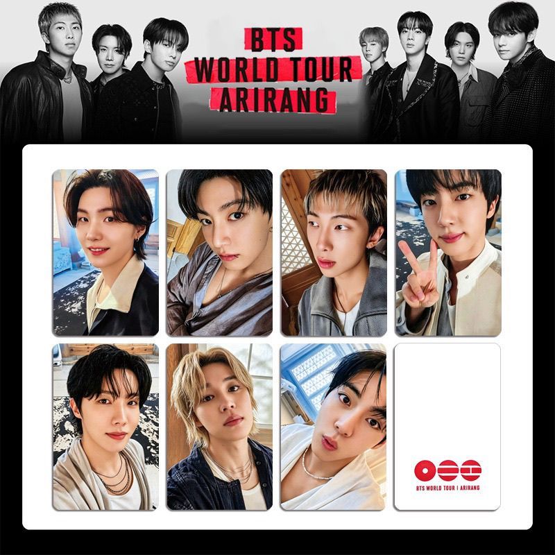BTS ARIRANG American Patrol Card Shop การ์ดรายสัปดาห์ การ์ดพิเศษ V JK Photo Card สินค้า