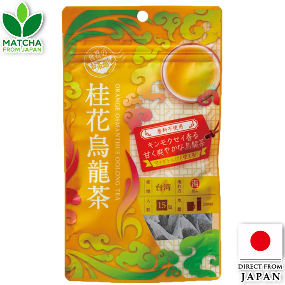 Sekai No Ocha Meguri Osmanthus Oolong Tea Bag Sweet Aroma Taiwan Tea