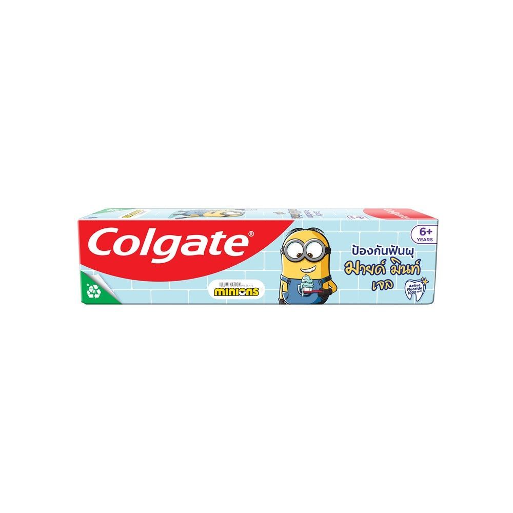 คอลเกตยาสีฟันมินเนี่ยนบับเบอร์ฟรุต40ก. COLGATE TP KID MINIONS BUBBLE FRUIT40G.