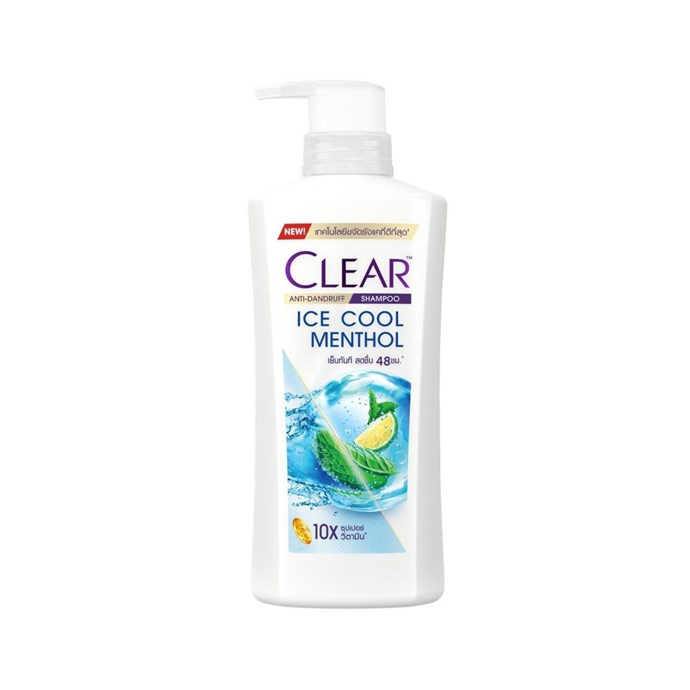 [สินค้าส่งด่วน] เคลียร์ แชมพู ไอซ์คูล เมนทอล 370 มล. CLEAR SHAMPOO ICE COOL MENTHOL 370 ML.
