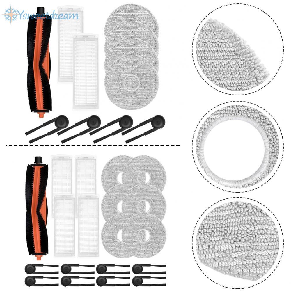 【SWTDRM】Main Side Brush Kit Edge Corner Cleaning Filter Paper Element Accessory Bundle