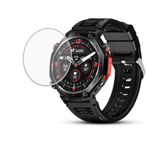 Aolon NEO GPS สมาร์ทวอท์ช 1.43 "ป้องกันหน้าจอสําหรับ Aolon NEO สมาร์ทวอท์ชกระจกนิรภัยป้องกันฟิล์มฝาครอบฟิล์มแก้วแข็ง
