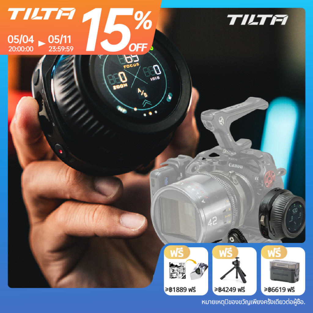 TILTA Nucleus-N 2.0 Basic Kit ระบบควบคุมเลนส์ไร้สายสมาร์ท Touchscreen Focus ติดตามควบคุม Nucleus Nan