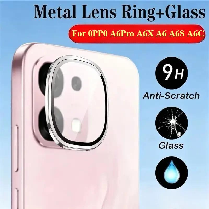 ฟิล์มกล้อง วงแหวน สำหรับ Oppo A6Pro/A6X/A6/A6S/A6C ฟิล์มกระจกนิรภัยโค้ง ป้องกันเลนส์กล้อง คุ้มค่า โปรโมชั่น