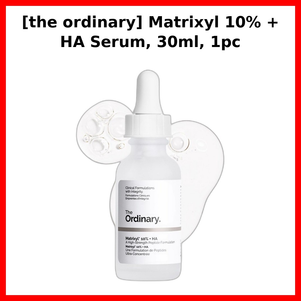 [The ธรรมดา] Matrixyl 10% + HA Serum, 30ml, 1pc / เซรั่มเกาหลี / Peptide Complex / ของแท้ 100% โดย O