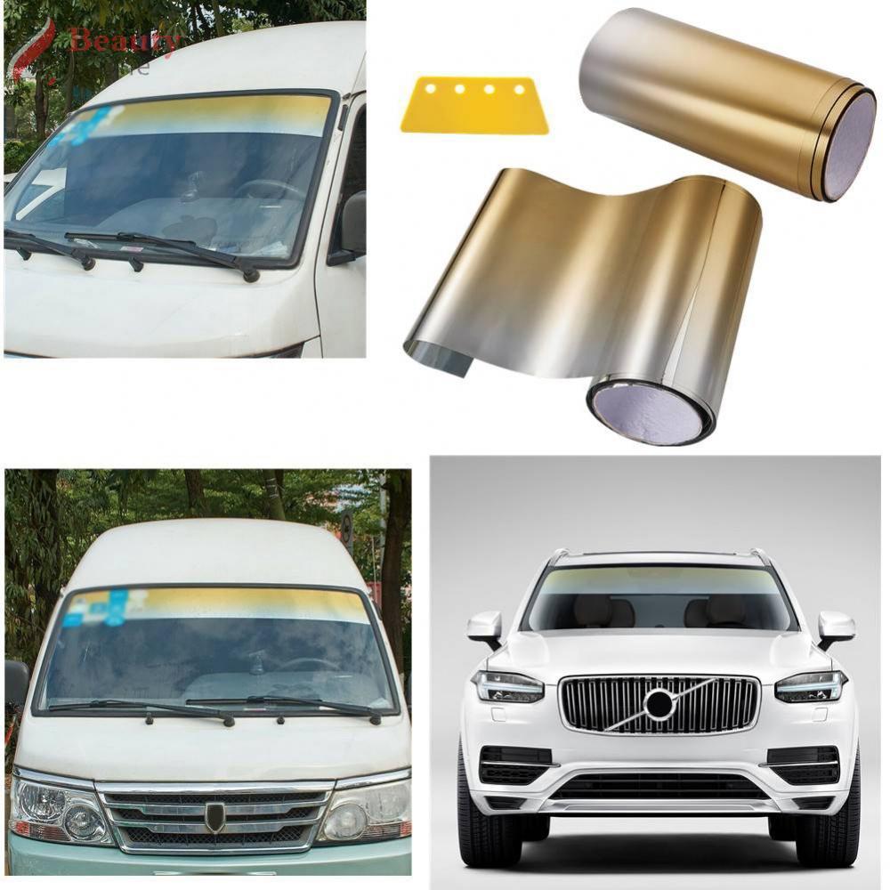 Car Strip Sun Visor UV Protected UV Shade กันน้ําพร้อม Scraper