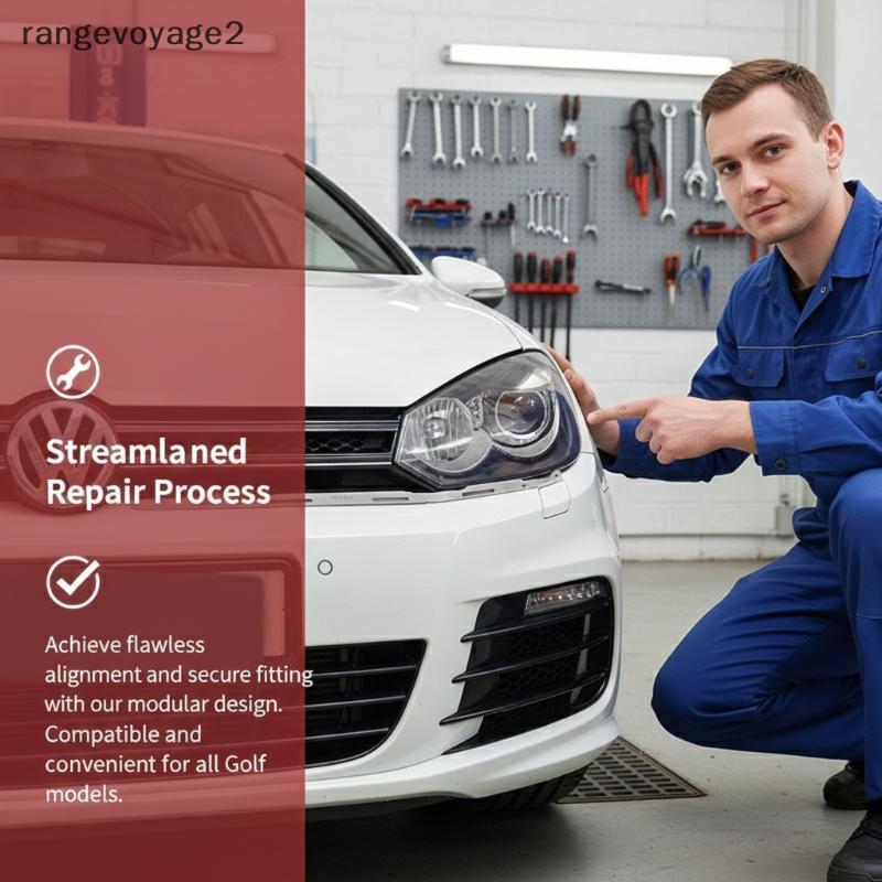 [rangevoyage2] 2 ชิ้น R20 Golf 6 2009 2014 เสริมสแตนเลส Braet Fix Broken Mount โลหะแข็งแรงรถสนับสนุน